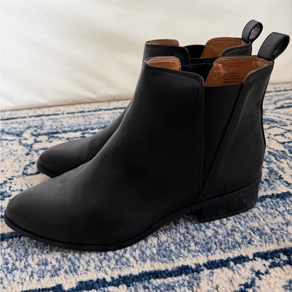 Jcrew Chelsea Black Ankle Boots